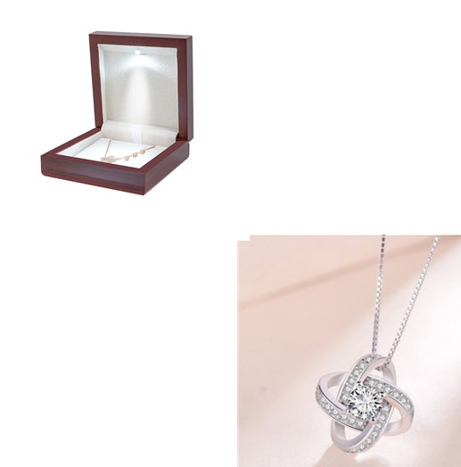 925 Sterling Silver Forever Heart Necklace for Women – AAA Zircon Lab Diamond Pendant | Luxury Wedding & Anniversary Gift UK