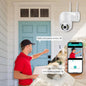 Smart WiFi Surveillance Camera 1080P AI Dual Light Night Vision Door Intercom Security Camera