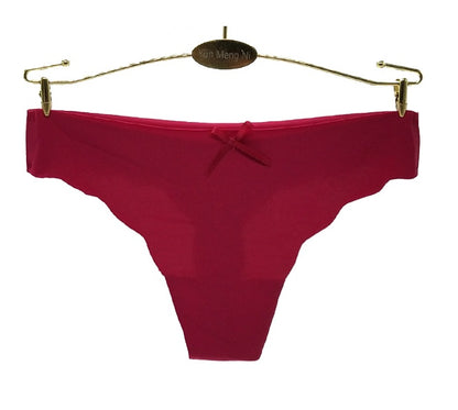 Seamless Nylon G-String Thong for Women – Stretchy Sexy Everyday Panties
