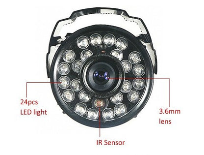 Infrared Night Vision Surveillance Camera CMOS 1000TVL Home Security Door Intercom