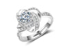925 Sterling Silver Forever Heart Necklace for Women – AAA Zircon Lab Diamond Pendant | Luxury Wedding & Anniversary Gift UK