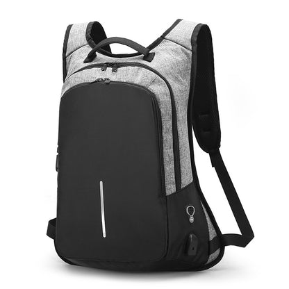 Anti-Theft USB Laptop Backpack 15.6” – Waterproof Travel & School Bag