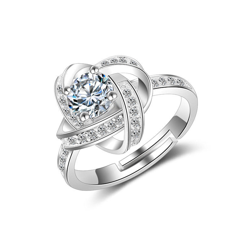 925 Sterling Silver Forever Heart Necklace for Women – AAA Zircon Lab Diamond Pendant | Luxury Wedding & Anniversary Gift UK
