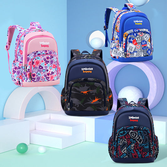 Sesame Baby Korean Style Kids School Backpack – Lightweight Primary School Bag