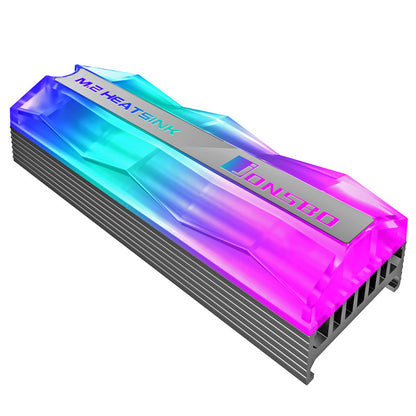 USB Flash Drives M.2 HDD Radiator 5V Automatic RGB Color Changing Hard Drive Cooler