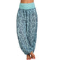 Women’s High Waist Wide Leg Trousers – Soft Cotton Blend Pants