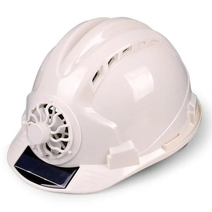 Workplace Safety Supplies Solar Ventilated Sun Protection Helmet for Construction Workers