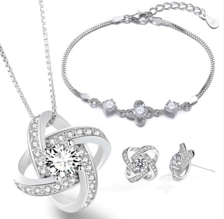 925 Sterling Silver Forever Heart Necklace for Women – AAA Zircon Lab Diamond Pendant | Luxury Wedding & Anniversary Gift UK