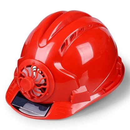 Workplace Safety Supplies Solar Ventilated Sun Protection Helmet for Construction Workers