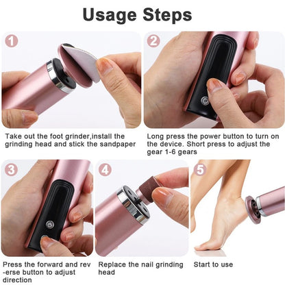 Electric Foot Callus Remover Foot File Pedicure Foot Sander Feet Dead Pedicure