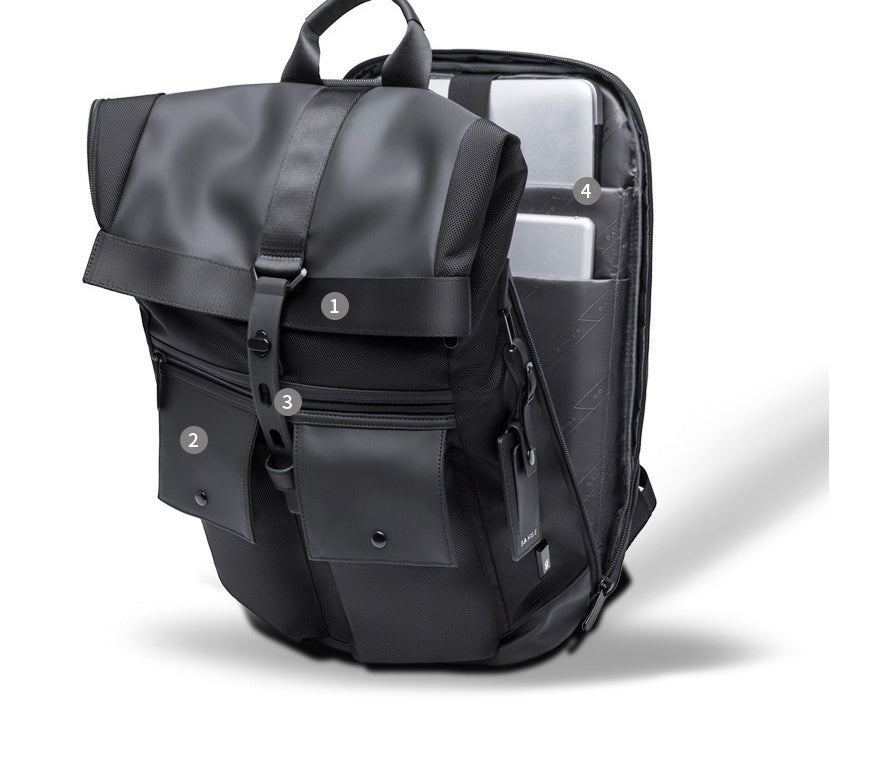 Anti-Theft Waterproof Laptop Backpack with USB – Business & Travel Bag