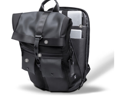 Anti-Theft Waterproof Laptop Backpack with USB – Business & Travel Bag