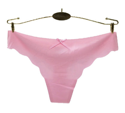 Seamless Nylon G-String Thong for Women – Stretchy Sexy Everyday Panties