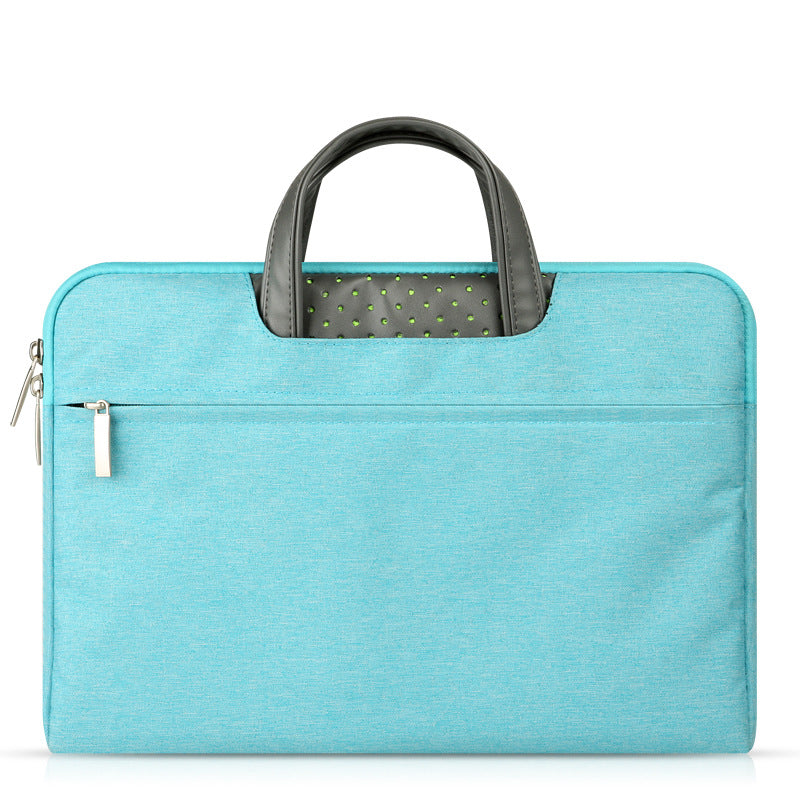 Laptop Bags & Cases – Lightweight Imitation Leather & Nylon Laptop Bag 11–15.6 Inch | Tablet & Laptop Accessories