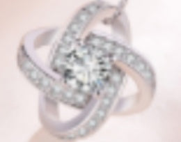 925 Sterling Silver Forever Heart Necklace for Women – AAA Zircon Lab Diamond Pendant | Luxury Wedding & Anniversary Gift UK