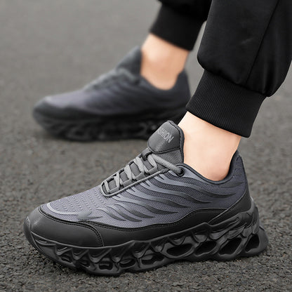 Men’s Breathable Mesh Trainers – Thick Sole Casual Running Sneakers | Lightweight Summer Sports Shoes UK
