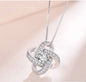 925 Sterling Silver Forever Heart Necklace for Women – AAA Zircon Lab Diamond Pendant | Luxury Wedding & Anniversary Gift UK