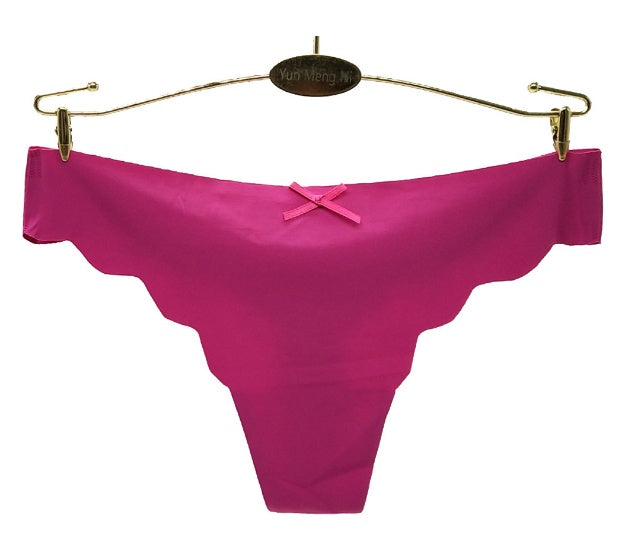 Seamless Nylon G-String Thong for Women – Stretchy Sexy Everyday Panties