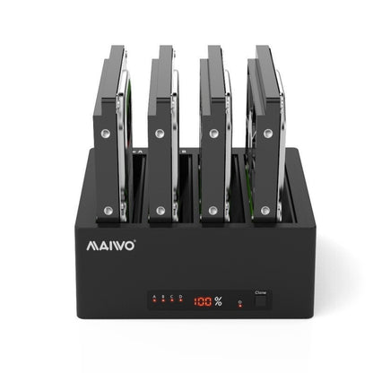 HDD Enclosures Dual Disk SATA Hard Drive Dock Cloner 2.5 & 3.5 Inch Offline Copy Station