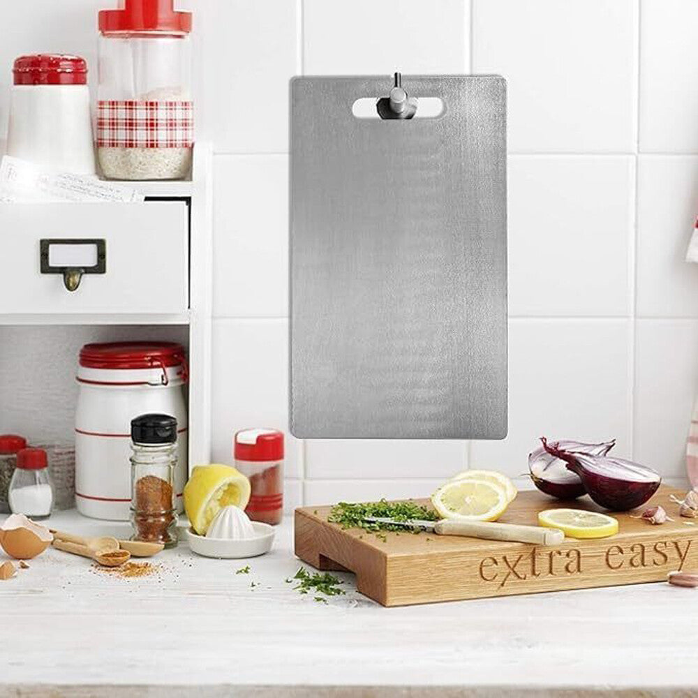 Titanium Cutting Board Double-Sided Titanium Cutting Boards For Kitchen Camping--Small Size 20 X 30cm