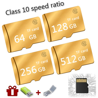Memory Cards SD Card Class 4 1GB 2GB 4GB 8GB 16GB 32GB 64GB 128GB 256GB 512GB for Camera Recorder Storage Devices