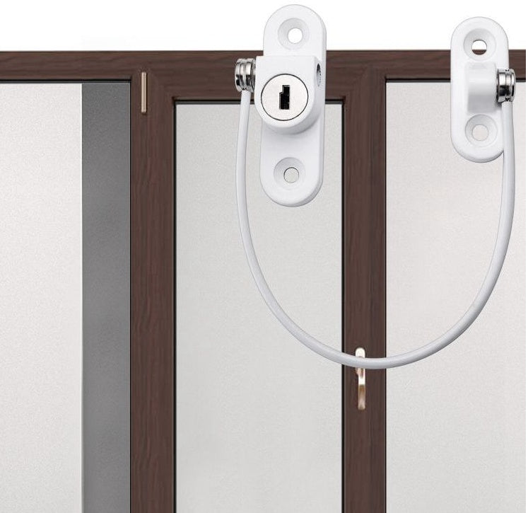Workplace Safety Supplies Child Safety Window & Door Chain Lock Cable Restrictor