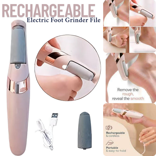 Rechargeable Electric Foot Grinder Pedicure Machine Tool Dead Skin Remover