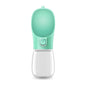 Portable Dog Water Bottle 800ml Leakproof Travel Dispenser with Foldable Bowl for Walking & Hiking