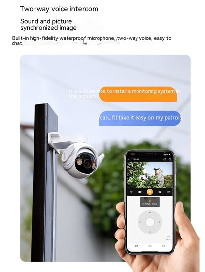 5MP Outdoor Surveillance Camera Night Vision Security Door Intercom Camera
