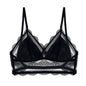 Women’s Lace Halter Bra – Wire free Low Back Seamless Bralette