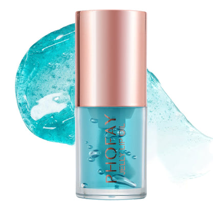 PHOFAY Jelly Lip Oil – Ultra Moisturizing Hydrating Lip Gloss, Non-Sticky Nourishing Lip Care Gloss for Women