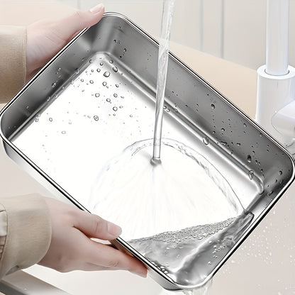 Stainless Steel Sealed Food Storage Box For Grains And Dried Fruits, Kitchen Storage, Refrigerated Sealed Storage Box