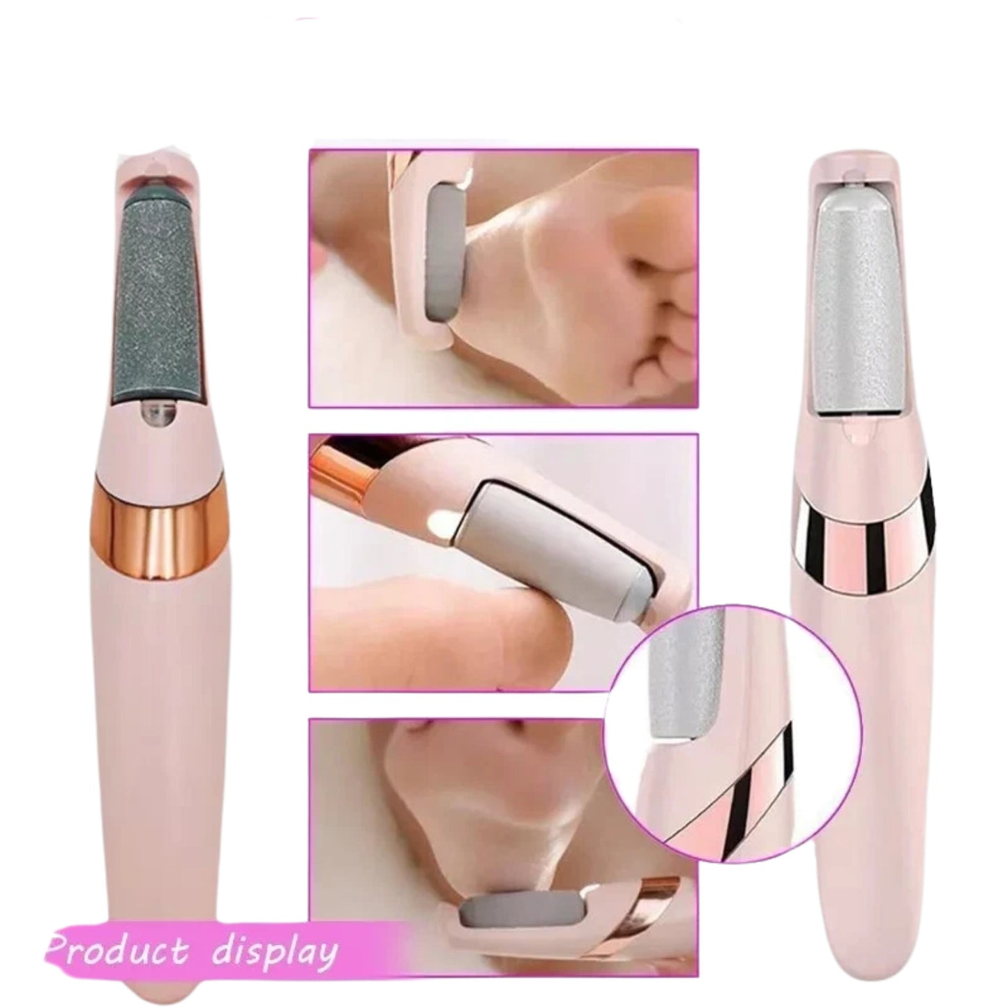 Rechargeable Electric Foot Grinder Pedicure Machine Tool Dead Skin Remover