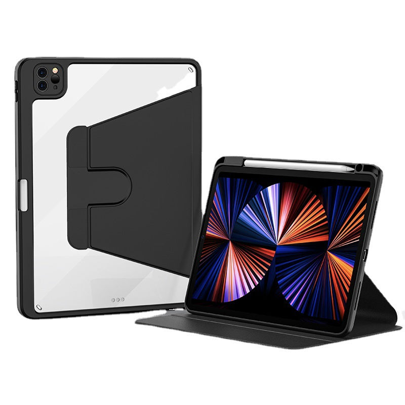 Tablet Cases – Swivel Faux Leather Tablet Cover with Pen Holder for iPad Pro, Air & Mini | Tablet & Laptop Accessories