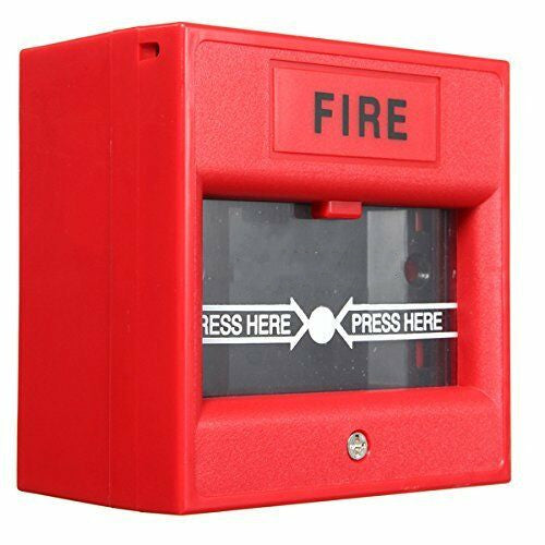 Fire Protection Wired Emergency Break Glass Fire Alarm Manual Call Point 24VDC