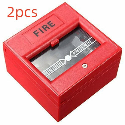 Fire Protection Wired Emergency Break Glass Fire Alarm Manual Call Point 24VDC