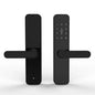 Smart Wooden Door Fingerprint Lock WiFi Password Access Door Intercom Security Handle
